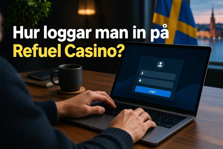 Hur loggar man in på Refuel Casino?