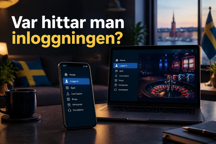 Var hittar man inloggningen?