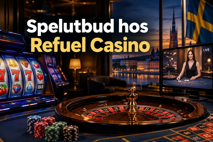 Spelutbud hos Refuel Casino