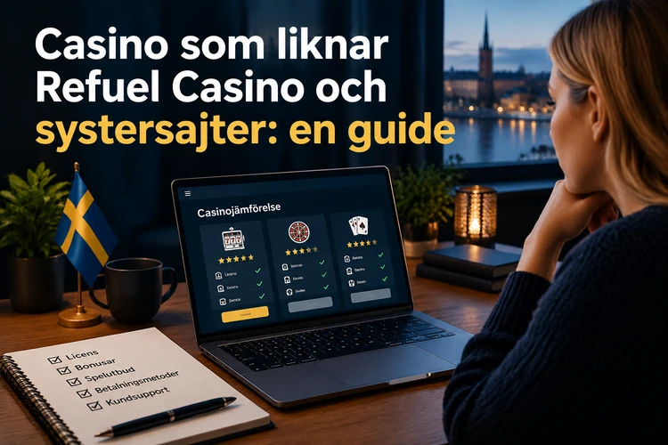 Casino som liknar Refuel Casino och systersajter: en guide