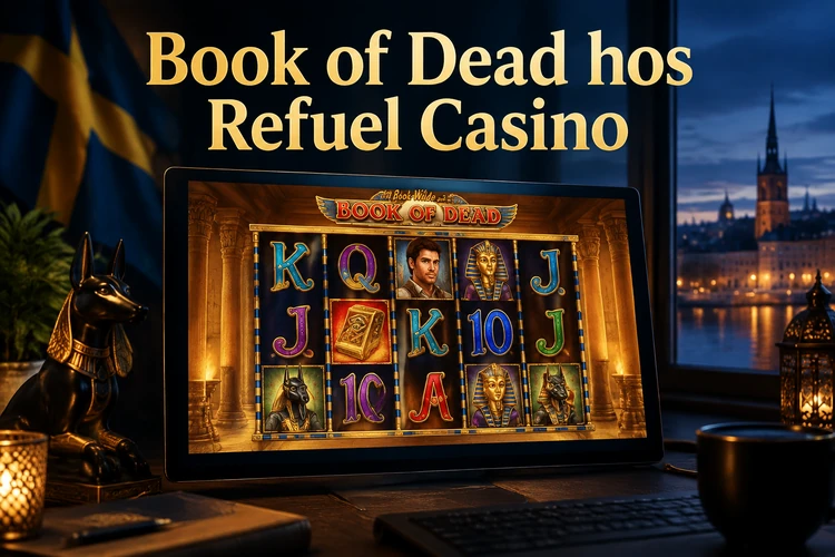 Book of Dead hos Refuel Casino: allt du behöver veta