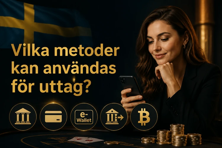 Vilka metoder kan användas för uttag?